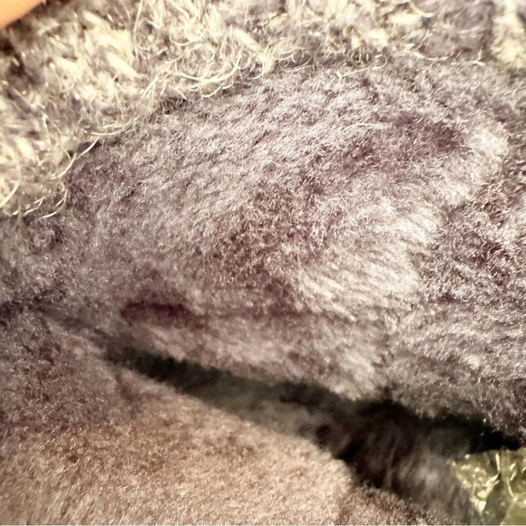 Lamo Blue Suede Sweater Cuff Shearling Boots Women’s Size 12 Warm Winter READ - Picture 7 of 11